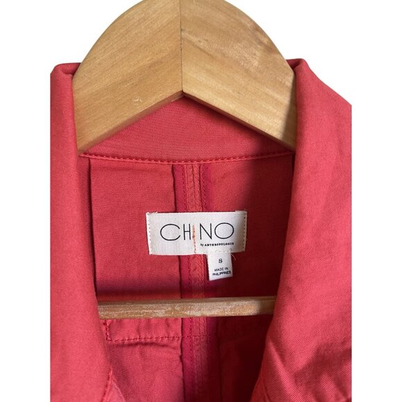 Chino by Anthropologie Orange Swing Jacket Size Small - Picture 9 of 10